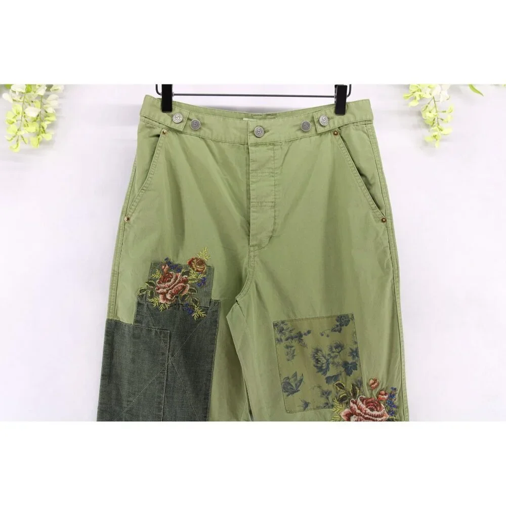 Sundance Women's Romance Meadow Joggers Olivene Sz 4 NEW - Picture 3 of 14